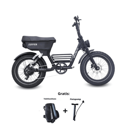 Diablo Zipper - Zwart