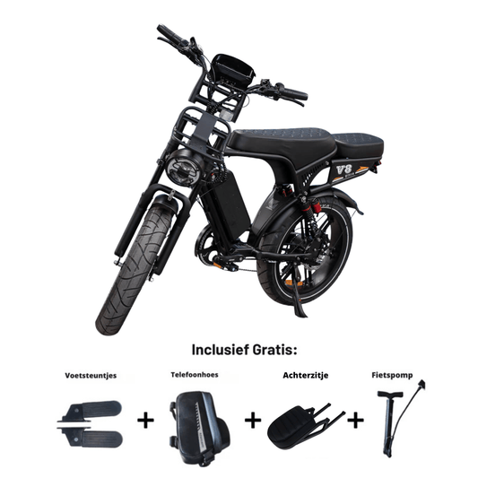 OUXI V8 Ultra Zwart Combideal - Nieuwste 2026 Model