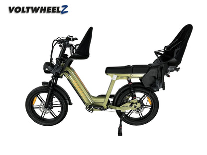 D50 Family Bike met voor en achterzitje